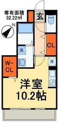 リバーハイツ幕張の物件間取画像